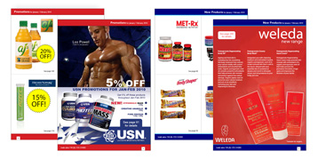 promos and new products